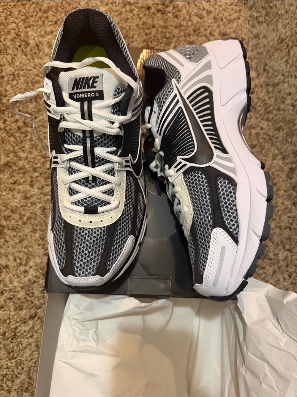 Nike Men's Sneakers - Dark Grey/Black/White